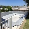 Deck built 7x14 inground.