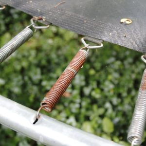 When your trampoline springs keep breaking, it's due to cheap store-bought equipment