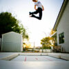 Big air on a 7x14 trampoline.