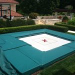 Super Quad Basketball Trampoline Court