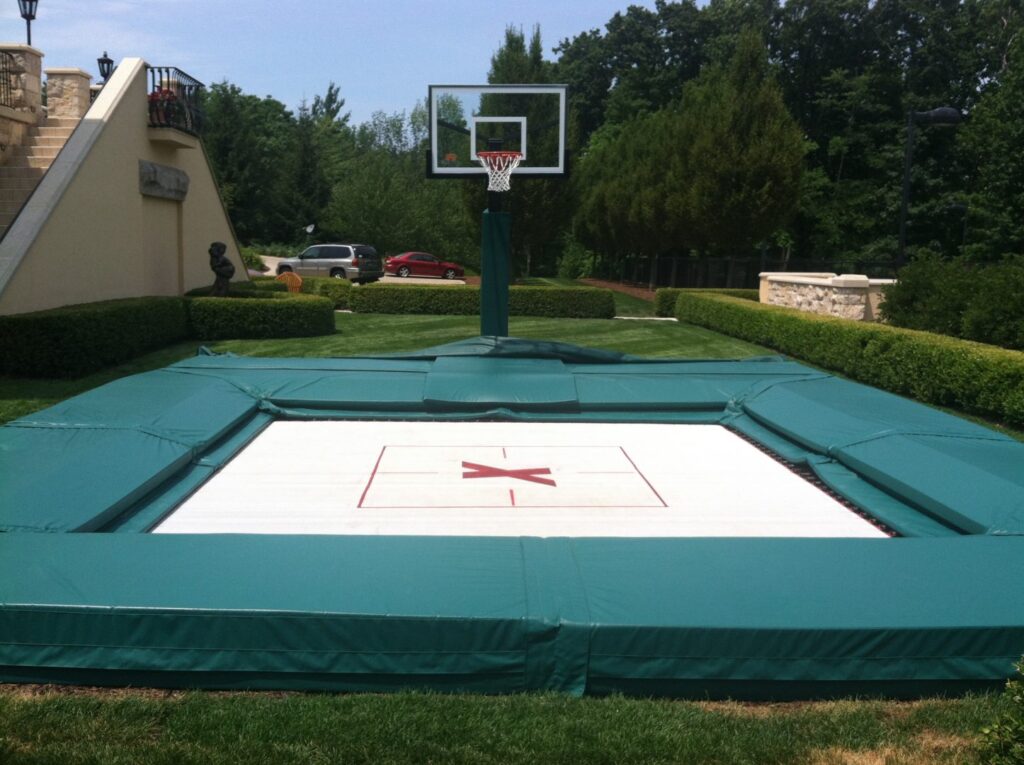 Trampoline Basketball Hoop & Net - PROJAM