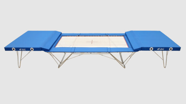 Folding Competition MaxAir Trampoline With Double End Decking