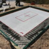 MaxAir Trampolines Pit Set Foundation Bed Installed